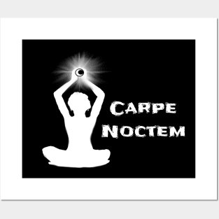 Carpe Noctem (White) Posters and Art